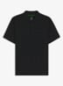 Regular fit polo met logo - Zwart