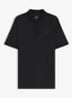 Regular fit polo met logo - Zwart