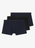 Set van drie korte boxers met logo’s van stretchkatoen - Open Blue-482 / Blauw