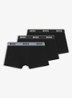 Set van drie korte boxershorts met logotailleband van stretchkatoen - Open Miscellaneous-987 / Multicolor
