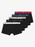 Set van vijf korte boxershorts met logotailleband van stretchkatoen - Open Miscellaneous-963