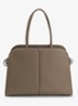 Shopper van imitatieleer - Bruin