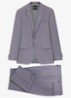 Slim fit 2-delig pak in wolblend - Medium Purple-510 / Paars