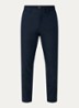 Slim-fit broek van een katoenmix met stretch - Donkerblauw