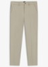 Slim-fit broek van een katoenmix met stretch - Beige