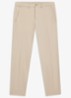 Slim-fit broek van waterafstotend stretchmateriaal - Beige