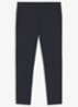 Slim-fit broek van waterafstotend stretchmateriaal - Donkerblauw
