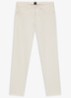 Slim-fit Delaware-broek van katoenen gabardine met stretch - Wit