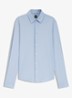 Slim fit overhemd met kent kraag - Lichtblauw