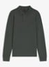 Slim fit polo van katoen - Open Green-377 / Groen
