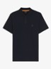 Slim-fit polo van stretchkatoen met logopatch - Dark Blue-404 / Blauw