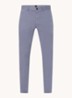 Slim-fit satijnen chino van stretchkatoen - Navy-415 / Blauw