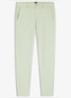 Slim-fit satijnen chino van stretchkatoen - Open Green-384 / Groen
