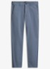 Slim-fit satijnen chino van stretchkatoen - Medium Blue-424 / Blauw