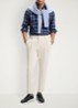 Sneaker van leer - Donkerblauw