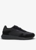 Sneakers met details van suède - Zwart