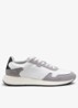 Sneakers met details van suède - Wit