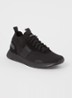 Sneakers van verschillende materialen met gebreide bovenzijde en suède details - Black-001 / Zwart