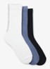 Sokken in katoenblend in 3-pack - Donkerblauw