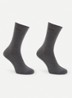 Sokken in katoenblend met logo in 2-pack - Medium Grey-031 / Grijs