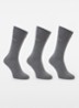 Sokken met logo in 3-pack - Grijs