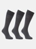 Sokken met logo in 3-pack - Antraciet