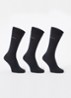 Sokken met logo in 3-pack - Donkerblauw