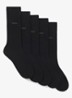 Sokken met logo in 5-pack - Black-001 / Zwart