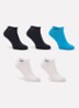 Sokken met logo in 5-pack - Blauw