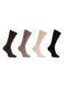 Sokken met logo in 5-pack  - Beige