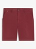Straight fit korte broek met steekzakken - Rood