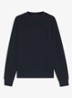 Sweater met logo - Donkerblauw