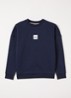 Sweater met logo - Donkerblauw
