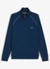 Sweatvest met logoborduring - Turquoise/Aqua-444 / Blauw