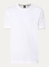 T-shirt met logoborduring - White-100 / Wit