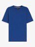 T-shirt met logoborduring - Medium Blue-429 / Blauw
