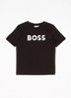 T-shirt met logoprint - Zwart