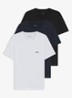 T-shirt met ronde hals in 3-pack - Donkerblauw