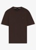 T-shirt van gemerceriseerde katoen met Double B-monogram - Dark Brown-209 / Bruin