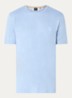 T-shirt van katoenen jersey met logopatch - Donkerblauw