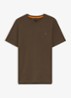 T-shirt van katoenen jersey met logopatch - Groen