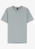 T-shirt van katoenen jersey met logopatch - Open Grey-084 - Lichtgrijs