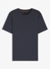 T-shirt van katoenen jersey met logopatch - Dark Blue-406 / Donkerblauw