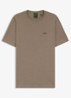 T-shirt van stretchkatoen met logodetail - Light/Pastel Green-336 / Groen