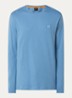 Tacks longsleeve met logo - Blauwgrijs