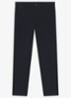 Tapered fit chino in katoenblend - Donkerblauw