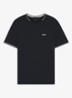 Taul T-shirt met logo en stretch - Donkerblauw