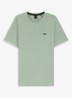 Taul T-shirt met logo en stretch - Groen