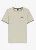 Taul T-shirt met logo en stretch - Light Beige-275 / Beige
