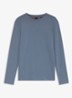 Tchark longsleeve met logoprint - Medium Blue-424 / Blauw